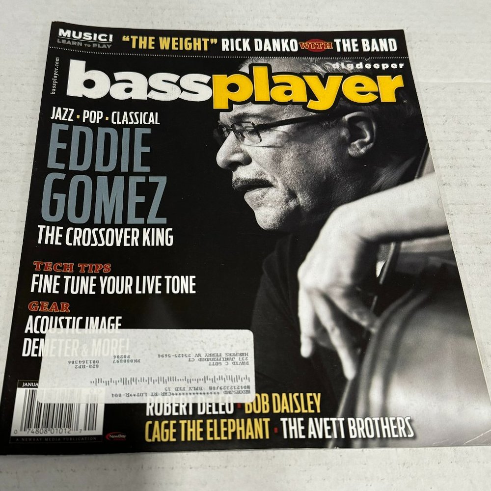 Bass Player Magazine - Eddie Gomez / Robert DeLeo - January 2014